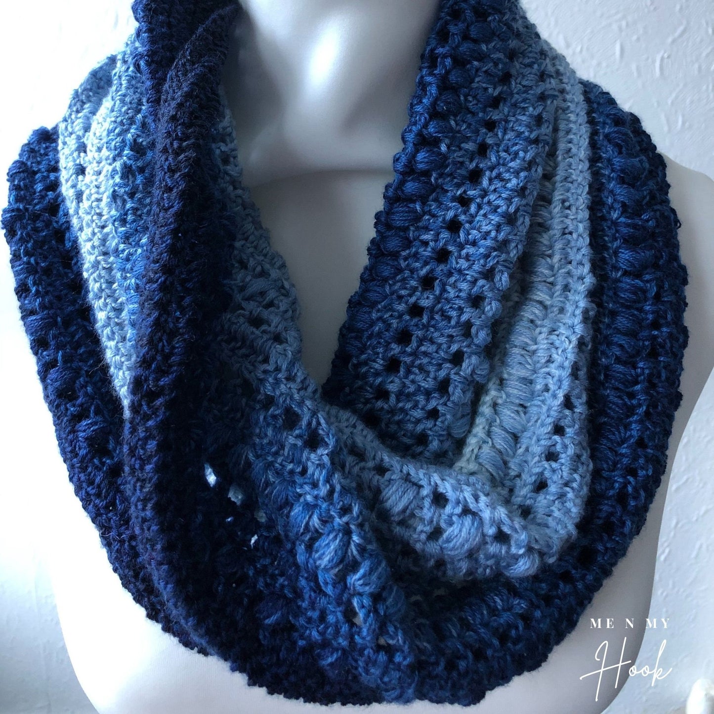 Twisted Crocheted Cowl, Intermediate, Stella Moebius Pdf Pattern Download