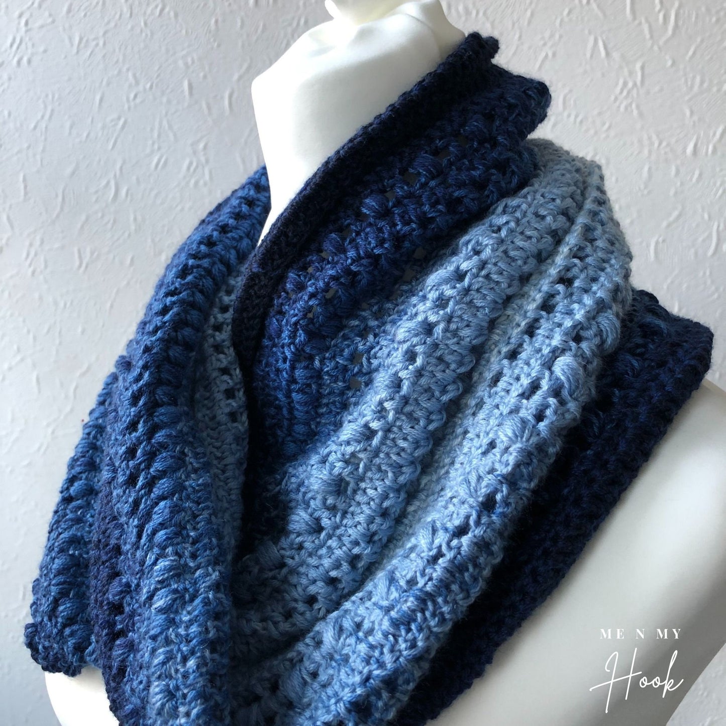 Twisted Crocheted Cowl, Intermediate, Stella Moebius Pdf Pattern Download