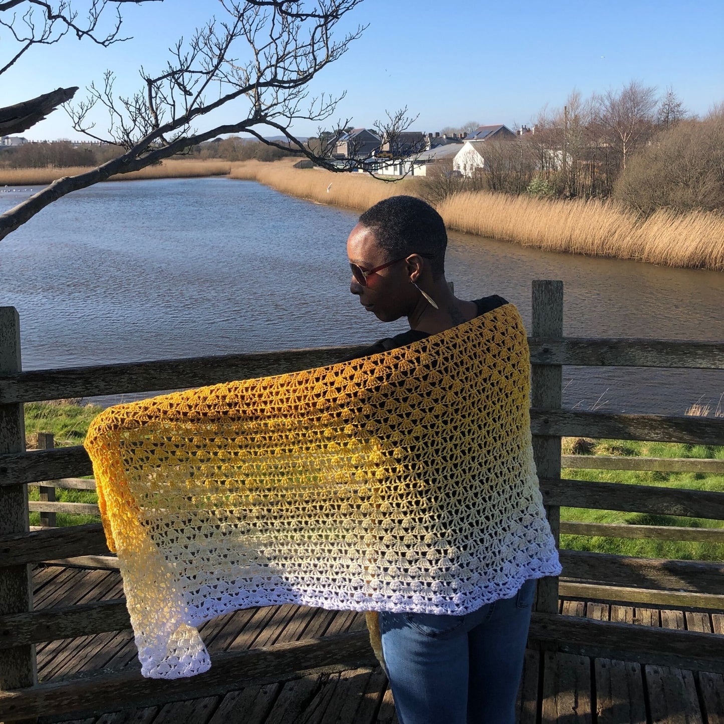 Narcissus summer lace crochet wrap pattern, beginner lace shawl pdf pattern digital download, easy crochet shawl pattern