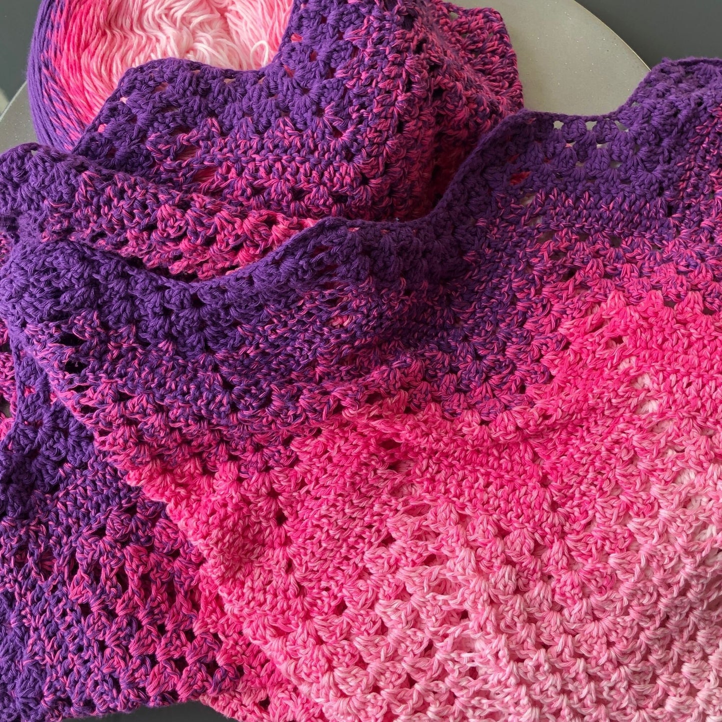 Sweet Pea easy crochet chevron shawl pattern, beginner crochet shawl pdf pattern digital download