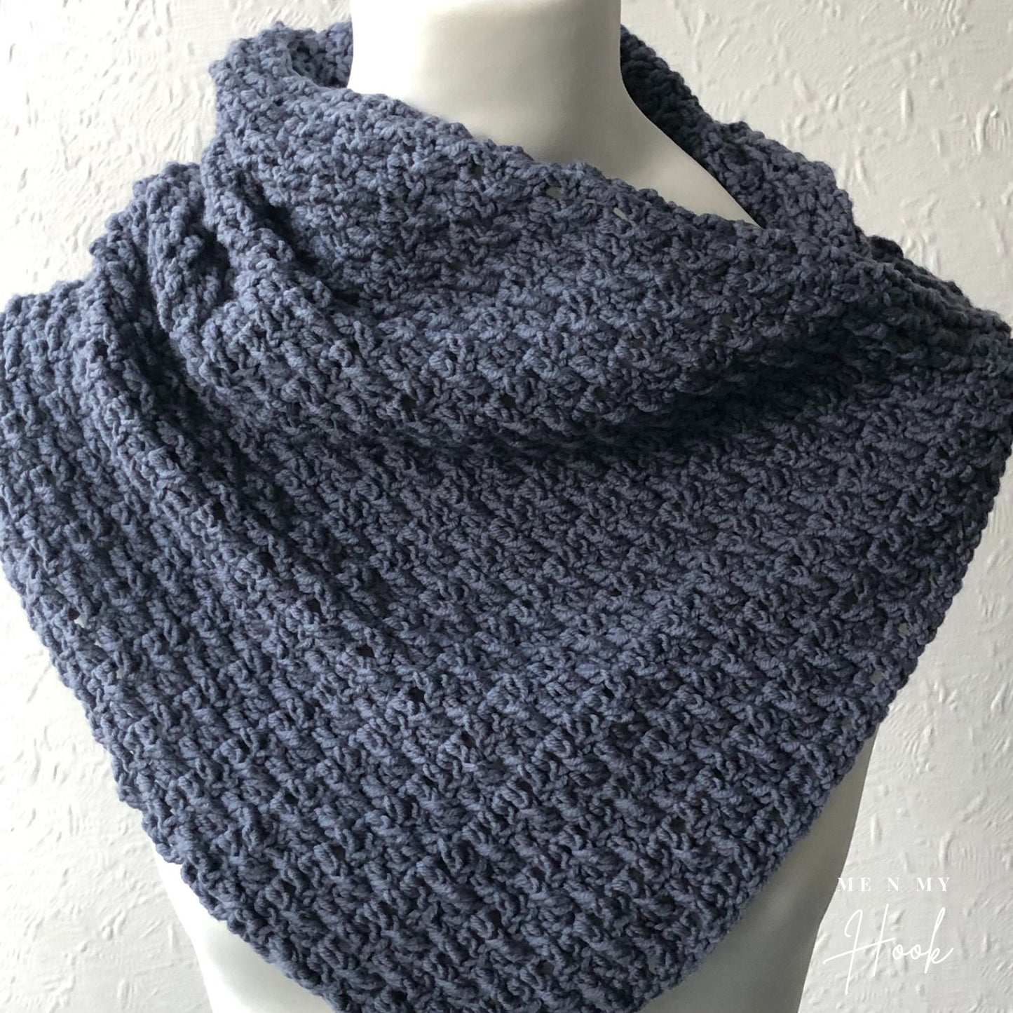 Crocheted Cowl, Textured Neck Warmer, Marian Bay Cowl