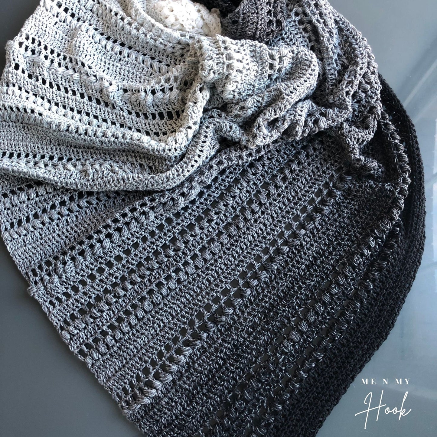Beginner Crochet Shawl Pattern, Estella Shawl Pdf Pattern Download