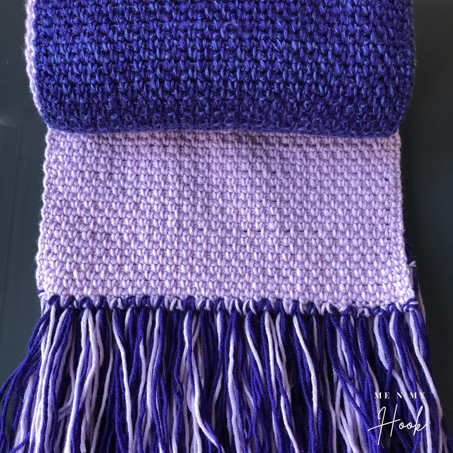 Linen Stitch Scarf, easy beginner crochet scarf pdf pattern digital download