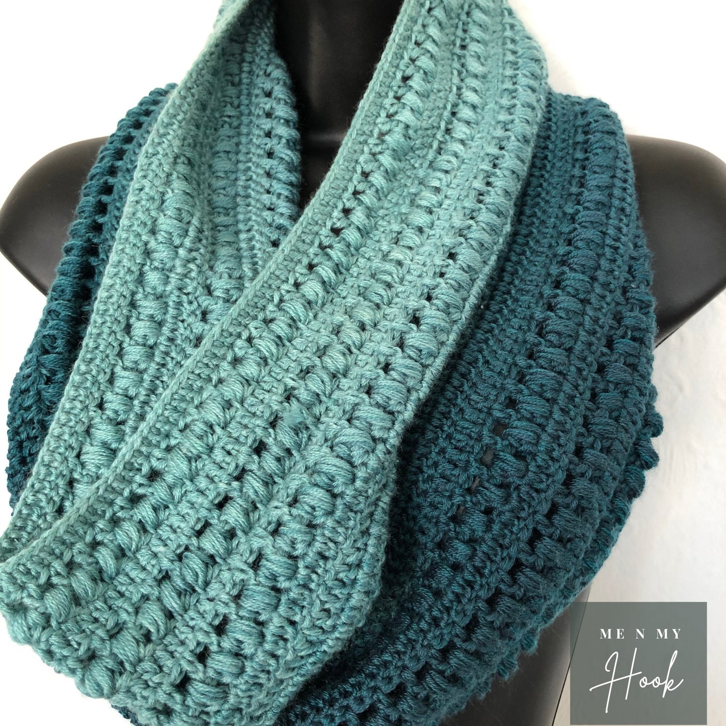 Easy crochet cowl pattern, beginner snood, Stella Cowl, pdf pattern, digital download only