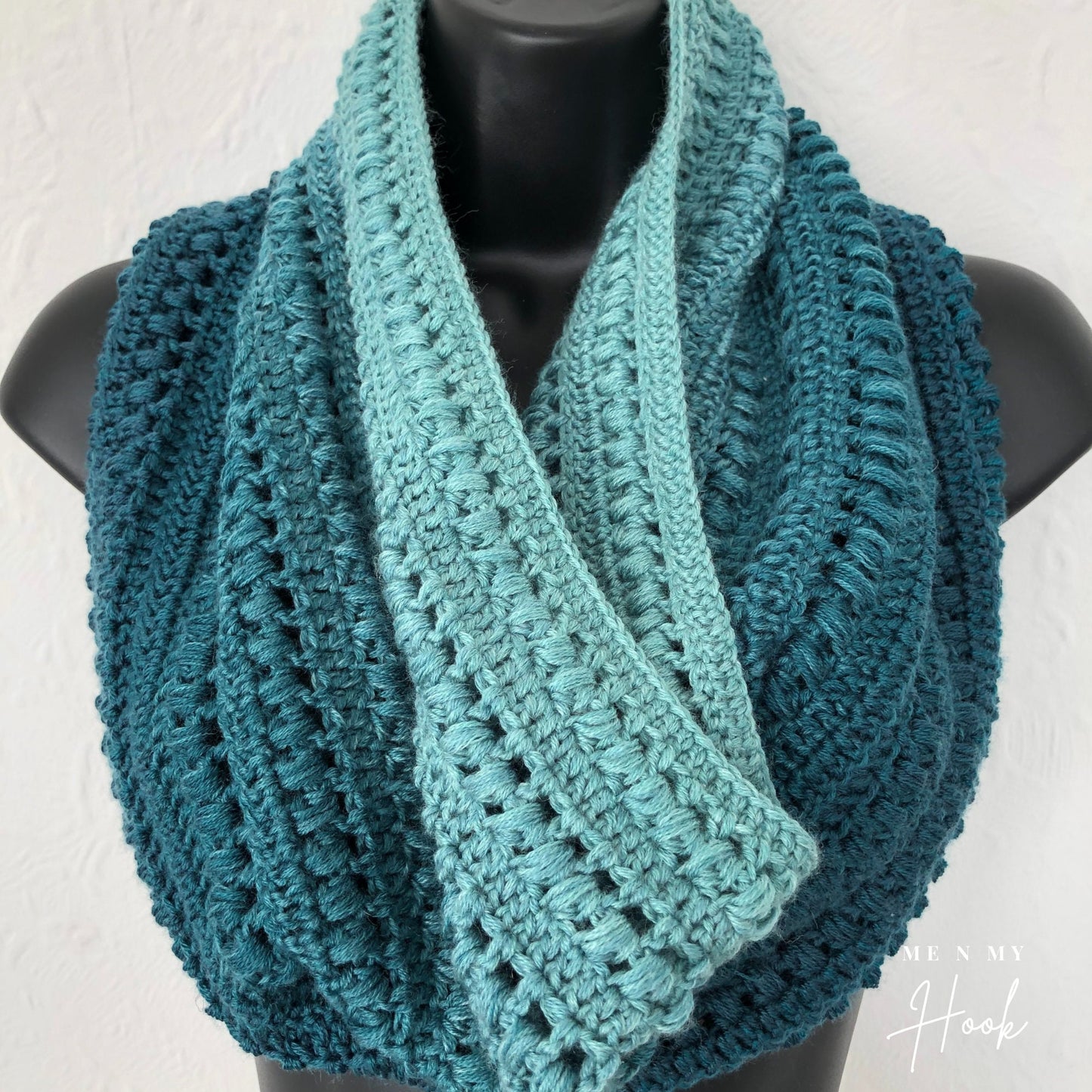 Easy crochet cowl pattern, beginner snood, Stella Cowl, pdf pattern, digital download only