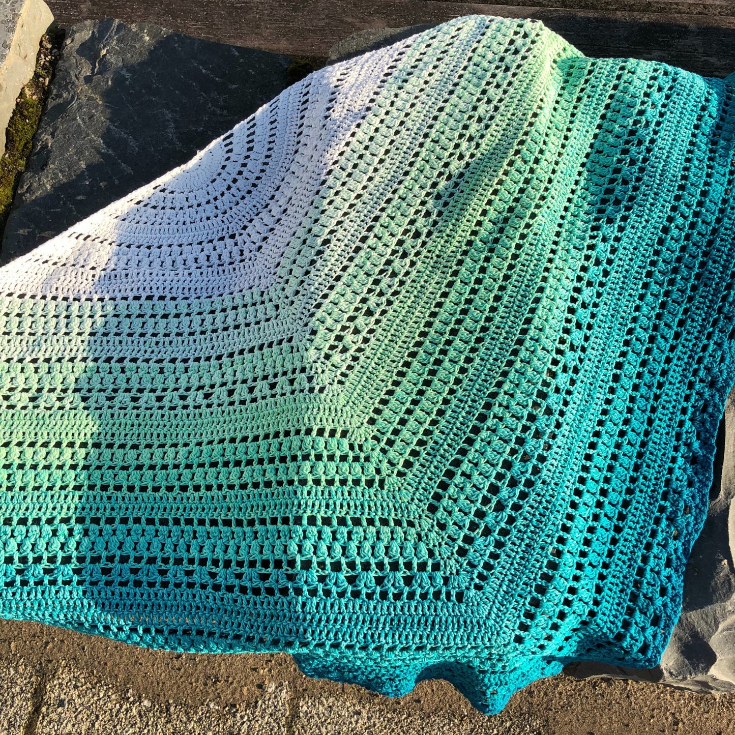 Lena Shawl, Boho Crochet Shawl, Triangle Crochet Shawl, Summer Triangle Shawl, Crochet Pattern, Pdf Pattern, Digital Download,