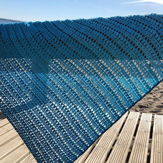 Stella Shawl, Easy Triangle Shawl, Crochet Shawl Pattern, Crochet Triangle Shawl, Crochet Summer Scarf, Pdf Pattern, Digital Download ONLY