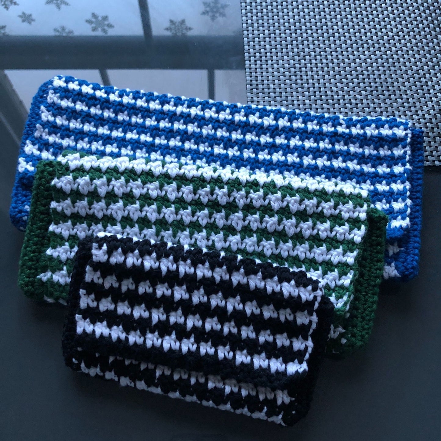 Houndstooth Crochet Clutch Bag Pattern, Beginner Crochet Purse Pattern, Easy Crochet Wallet Pattern, Digital Download, Pdf Pattern ONLY