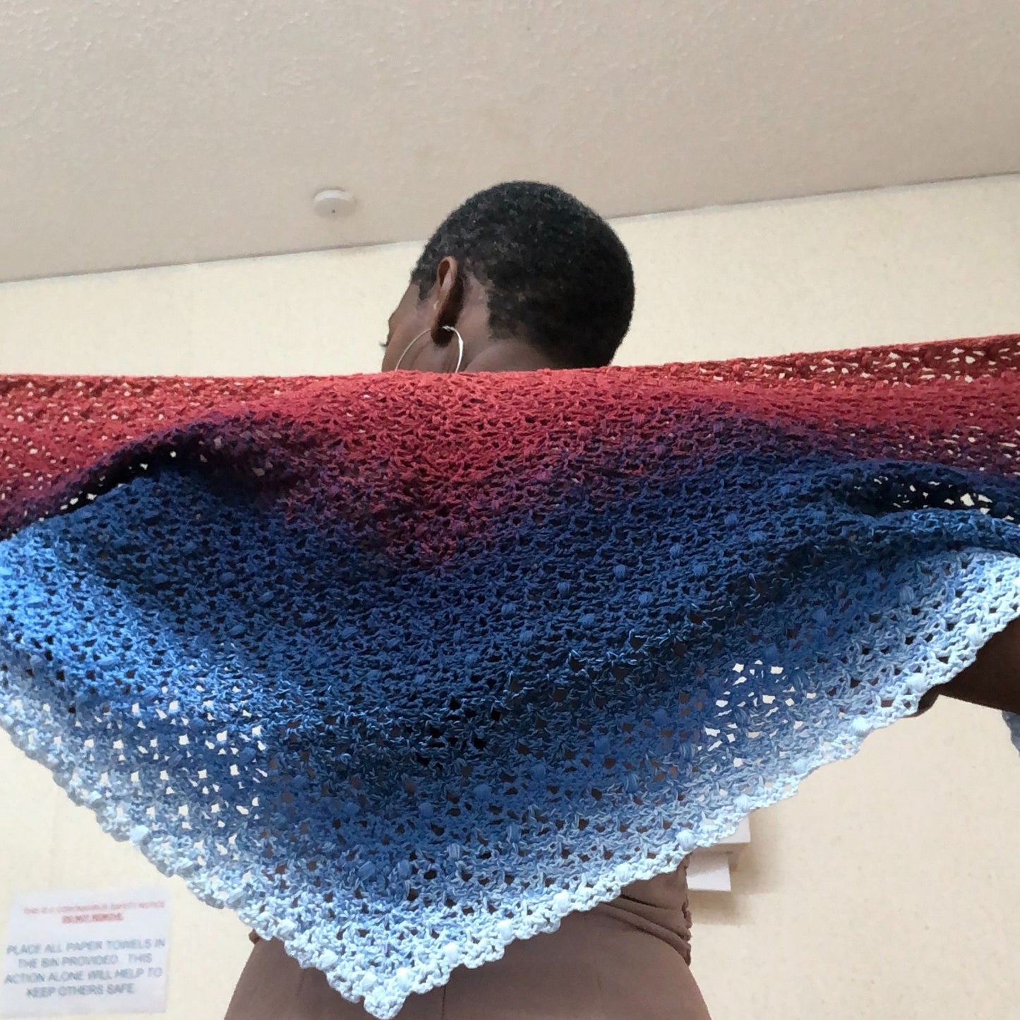 Chantelle, oversized triangle shawl crochet pattern, pdf pattern, digital download ONLY