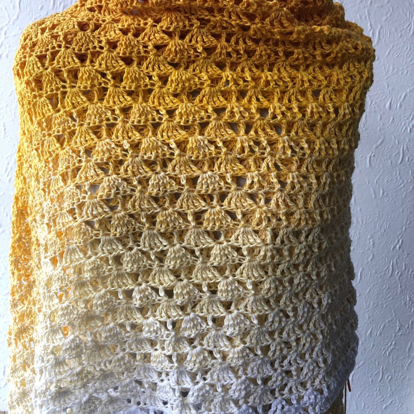 Narcissus summer lace crochet wrap pattern, beginner lace shawl pdf pattern digital download, easy crochet shawl pattern