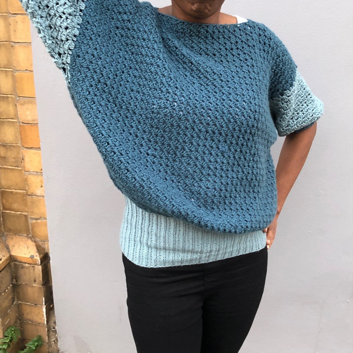 Nain Sweater, Easy Crochet Sweater Pattern, Corner to Corner Sweater Crochet Pattern, Granny Stitch Sweater Crochet Pattern Pdf Download