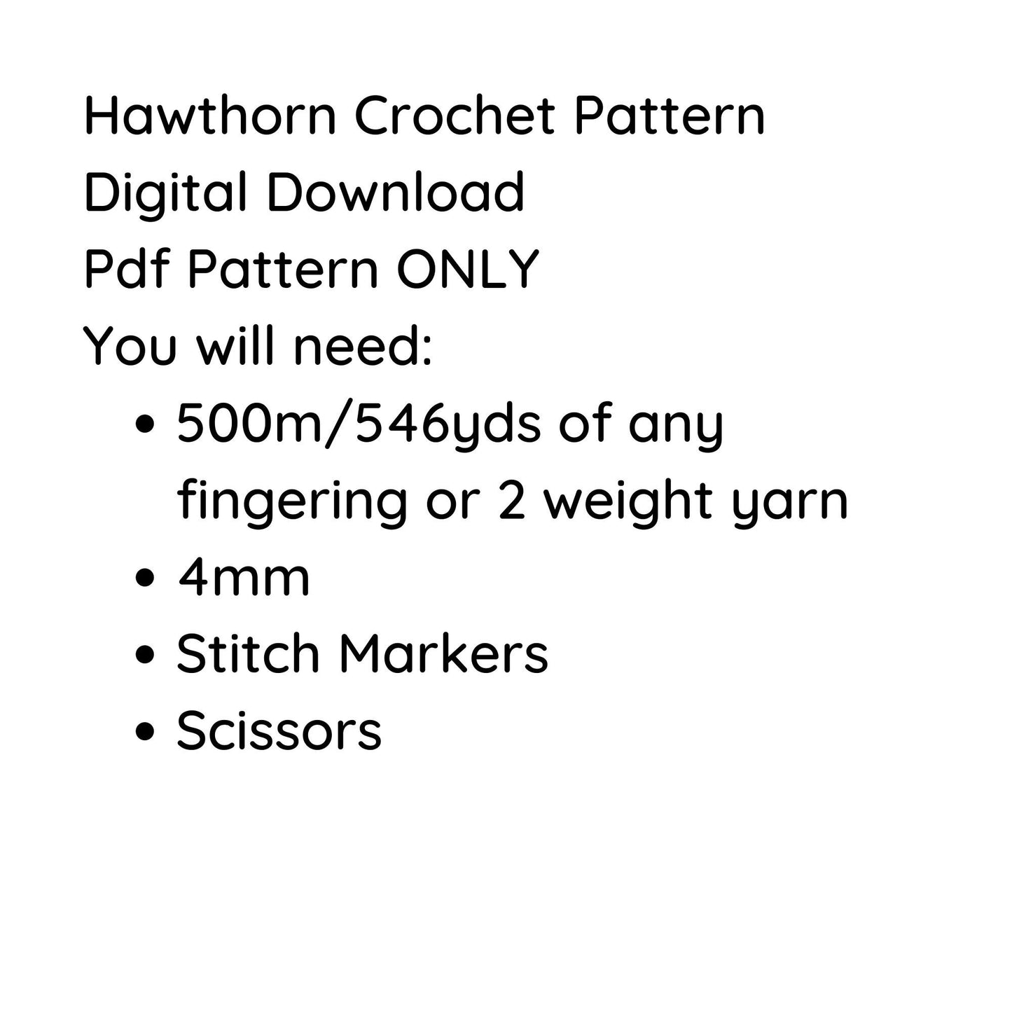 Hawthorne Easy Mobius Scarf Crochet Pattern, Summer Infinity Scarf Pattern, Beginner Crochet Pdf Pattern Digital Download,